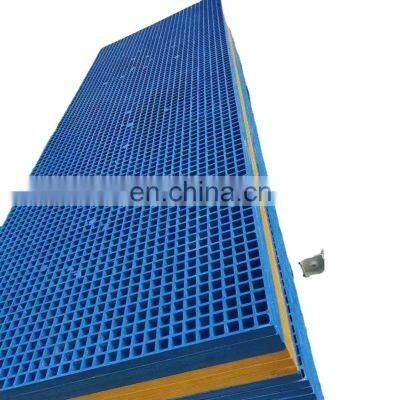 Factory supply Fiberglass frp grp floor grating price plastic walkway grill