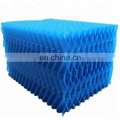 750mm blue black color PVC Filler Cooling Tower Film Fill Packing Cooling Tower Fill Media