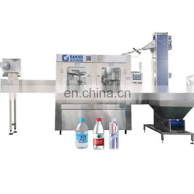 Automatic bottled water production line mineral water filling capping and labeling machine pet bottle