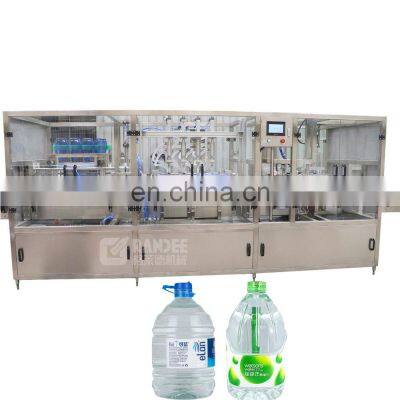 Complete 5 liters mineral water bottling plant / filling machine sale cost