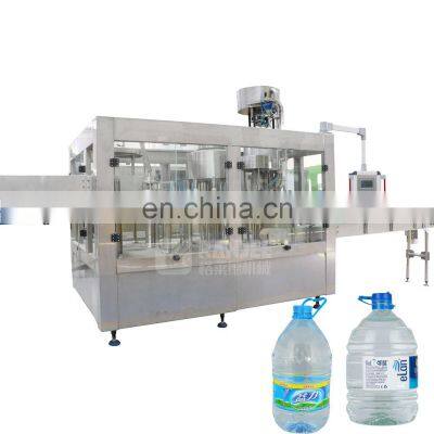 3-10L pure water making bottling equipment drinking mineral water filling and screwing machine