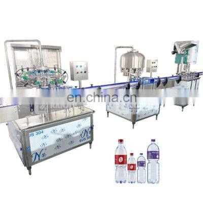 Mineral water filling bottling machine production line for 500ml 1L 1.5L 2L PET plastic small bottle