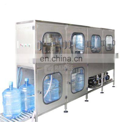 Automatic 5 Gallon Bottle Water Bottling Plant / Production Line / Filling Machine hot sell 19.8l spring water filling machine