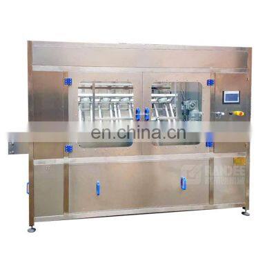 Automatic high pressure interior and exterior 5 gallon bottle brushing machine