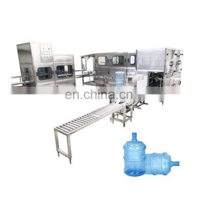 Hot sale 300BPH 5 gallon barrel 20liter bottle water filling packing machine
