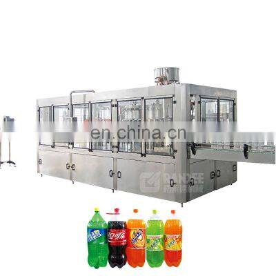 Automatic carbonated beverage filling soda cola soft drink canning maker machine machinery equipment