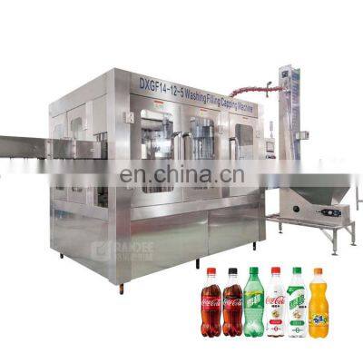 Automatic good price carbonated sparkling water bottling filling machine for plastic bottle
