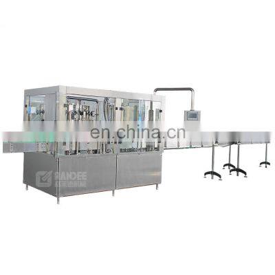 Rotary type beverage juice beer aluminium can washing filling sealing machine
