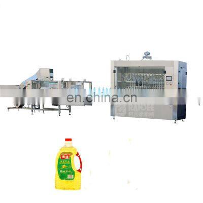 Fully automatic essential cooking oil or cooking oil bottle filling and capping machine