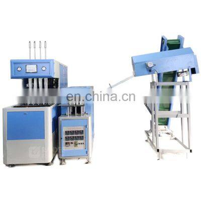 4 cavity semi auto blow blowing molding moulding machine / pure bottle making machine
