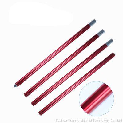 Lightweight Aluminium Poles For Tents ,Oxidation Color Surface of Aluminium Tent Pole Tent accessories