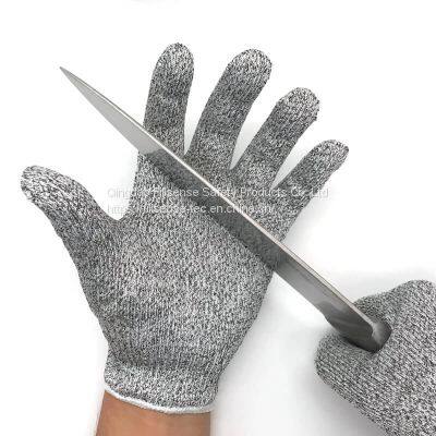 Food Grade Anti Cut UHMWPE(HPPE) Liner Cut Resistant Gloves for Kitchen
