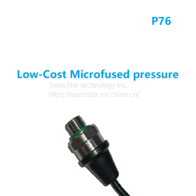 Industrial OEM Microfused pressure transducer, high stability low cost pressure transmitter P76