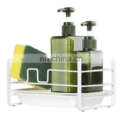 sponge drain holder Sponge Holder Sink Caddy Organizer with Drain Pa Bathroom Shower shelf Standing