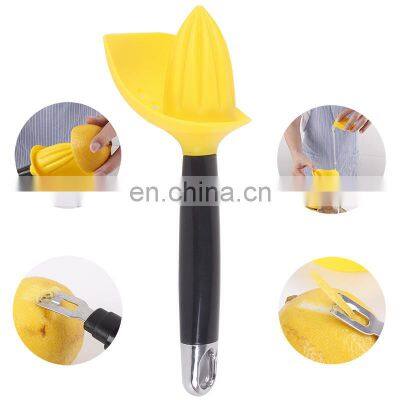 Amazon Hot Sale Manual Citrus Lemon Juicer Plastic Orange Lemon Juicer Tool Lime Squeezer Lemon Squeezer