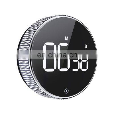 Hot Sale Circular Knob Loud Digital Kitchen Countdown Timer Magnetic LCD Large Display Countdown Timer