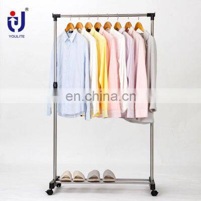 Lovely Style Wholesale Boutique Portable Clothing Racks On Wheels