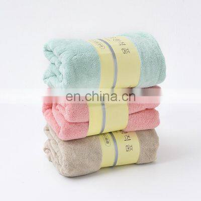 Export to Korea Soft water absorption Gift customization cloth hair towel