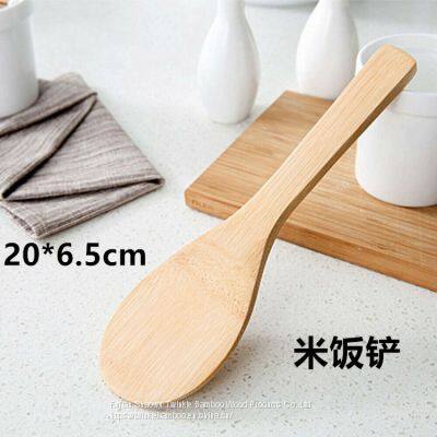 Bamboo spoon rice paddle bamboo scoops for wholesale from China