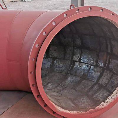 Cast Basalt Tile Lined Elbows