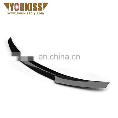 For BMW 3 Series coupe E92 E93 M4 style Carbon Fiber Car hood spoiler rear wing rear spoiler kit auto parts