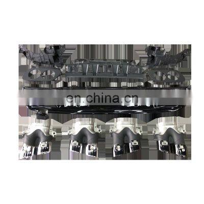 For mercedes c-class W205 modified C43 AMG rear lip exhaust pipe 2019