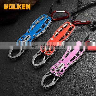 Outdoor Fishing Accessories Fish Mouth Controller Hand Fishing Clip Stainless Steel Fish Mouth Clip