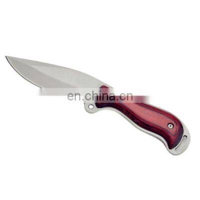 Fixed blade Classic handmade hunting knife stainless blade with pakka wood handle
