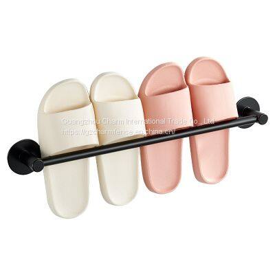 Bathroom slipper rack, perforated free toilet wall mounted storage artifact, toilet, shoe drain rack, storage rack