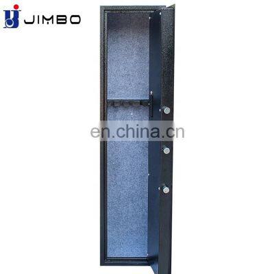 JIMBO chinese big decorative secret steel digital gun safes with shelf