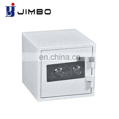 Security Metal double key caja fuerte small fireproof Safe box for home