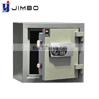 JIMBO 1 hour fireproof time strong security stash can safe coffre fort Home electronic lock fireproof safe in india market