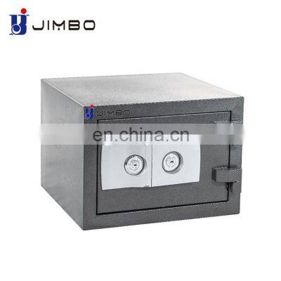 JIMBO Bank deposit secure home office fire box 2 key locks document fireproof safe