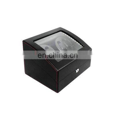 Custom 4+6 Carbon Fibre PU Leather Watch Winder