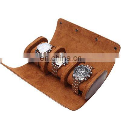 Trendy Luxury Carbon Fiber Design Mens Leather Watch Storage Box