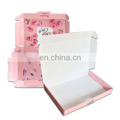 Custom Logo Color Printing Large Size Shoe Clothing Paper Packaging Box Shipping Delivery Box Folding Corrugated Cardboard Box