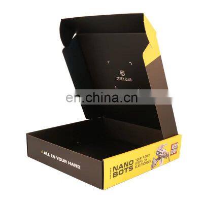 Double side Printing Special Hard Three layer Corrugated Carton Gament Clothing Packaging Box Customized Color Aircraft Boxes