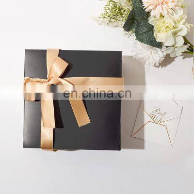 Black groom and Bridesmaid proposal box lid Christmas birthday wedding holiday engagement box
