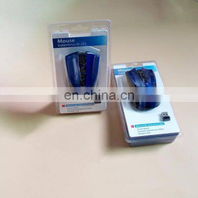 Wholesale Custom Printed Insert Paper Card Packing Tray Clamchell Slide Blister Card Boxes For Computer Mouse Packaging