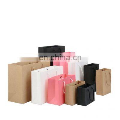 Manufacturer paper bag spot wholesale kraft paper bag custom shopping takeaway bag gift packaging eco-friendly degradable