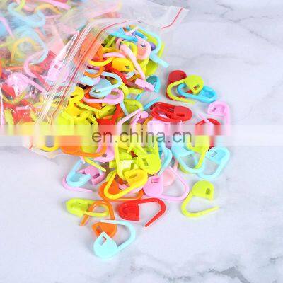 1000pcs/bag Plastic Knitting Tools Locking Stitch Markers Crochet Latch Knitting Tools Needle Clip Hook