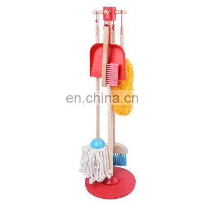 6PCS Sweep Mop Play House Toy Cleaning Set House keeping Toys Really life Toy Child Pretend Play Tool