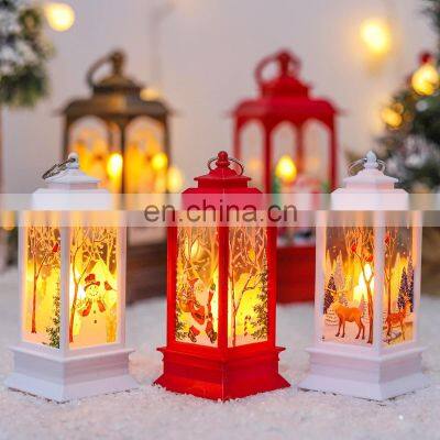 Christmas Lantern Light Merry Christmas Decorations for Home 2022 Navidad Christmas Tree Ornaments Xmas Gifts New Year 2023
