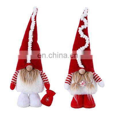 Christmas Faceless Gnome Santa Xmas Tree Hanging Ornament Doll Decoration For Home Pendant Gifts Drop Xmas Ornaments Party
