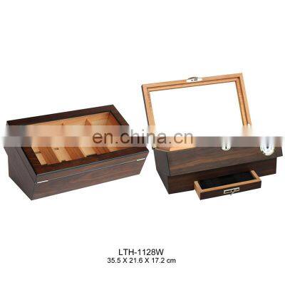 wholesale modern solid cigar box cedar wooden cigar humidor