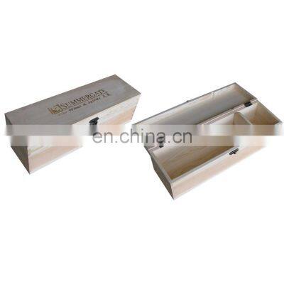supply wooden wine bottle packing box wholesale wine packing box