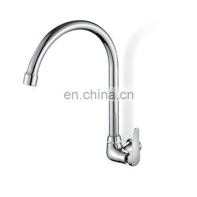 Rapsel Hot Sale Wall Mounted Zinc Alloy Handle Kitchen Sink Faucet