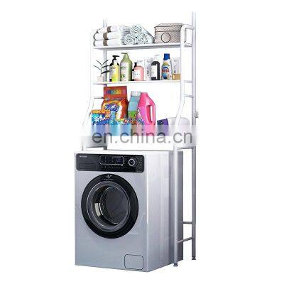 High quality multifunctional metal shelf for storing soap rest washing machine rack