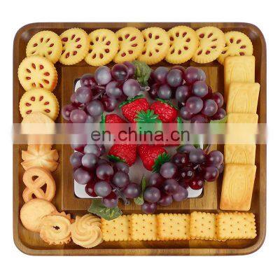 Personalized Charcuterie Board Set Wood Cheese Board Serving Tray With And Knife Set For Wine