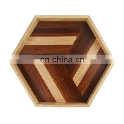 Unique Handmade Wooden Serving Tray Plate